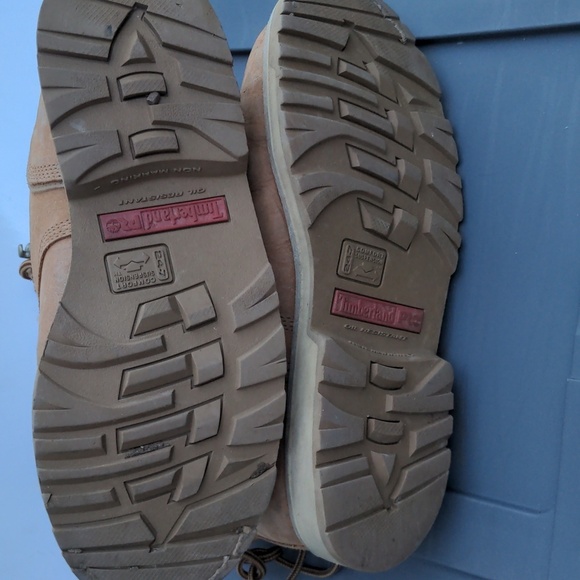 Timberland Pro Tan Steel Toe Boots 11W - Picture 10 of 12